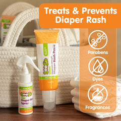 Boogie diaper rash paste applicator-tip close-up enables easy, mess-free application.