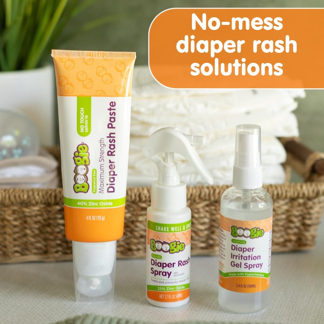 Boogie Hypochlorous pediatrician-tested seal indicating trusted skin-care routine support.