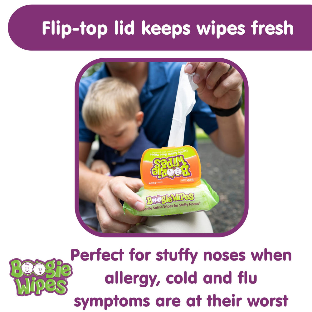 Boogie wipes with aloe chamomile and vitamin E for skin-friendly daily comfort