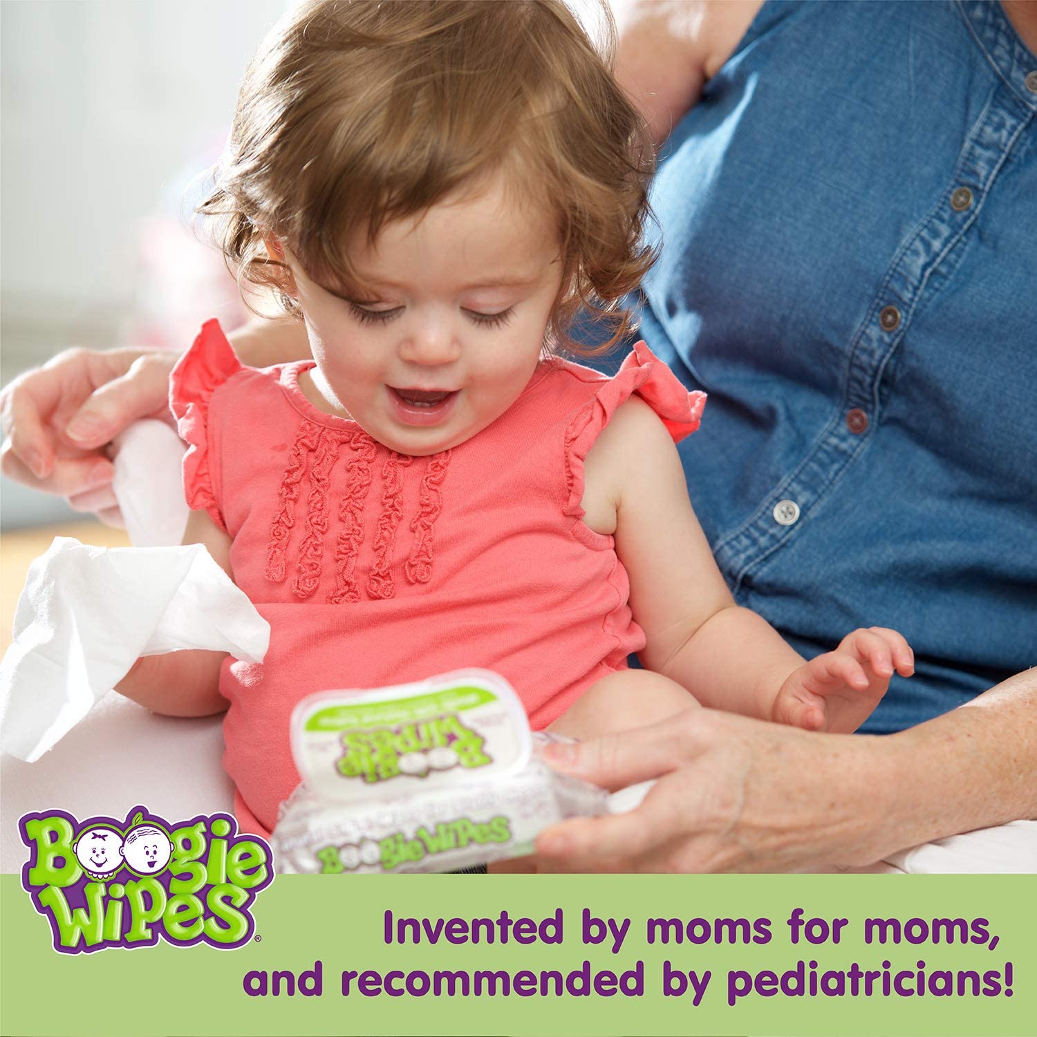 Boogie Wipes 30-count pack-per-pack image illustrating total value.