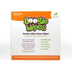 Boogie Wipes aloe chamomile vitamin E formula softens skin during cleanup.