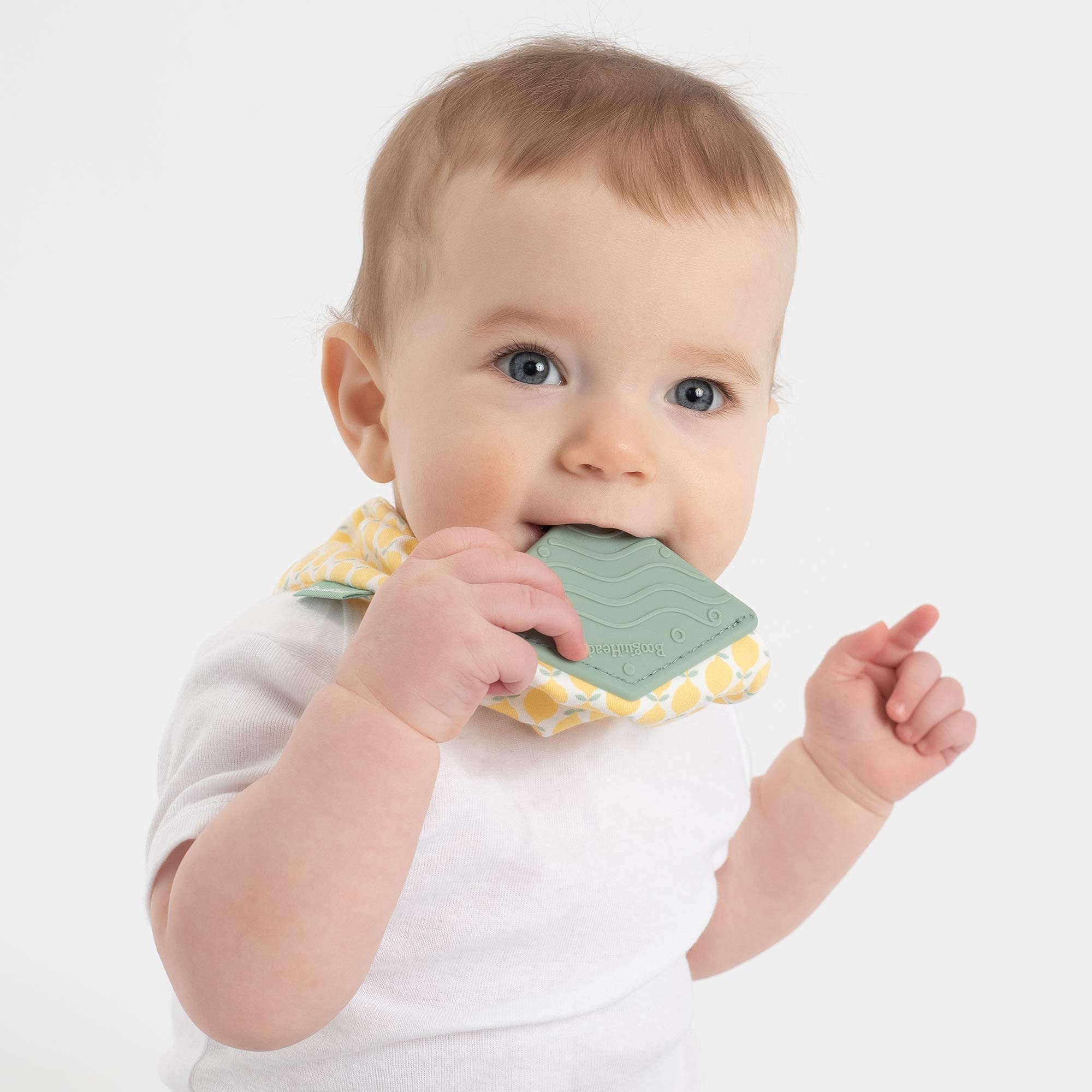 Machine washable BooginHead bib ready for cold wash care