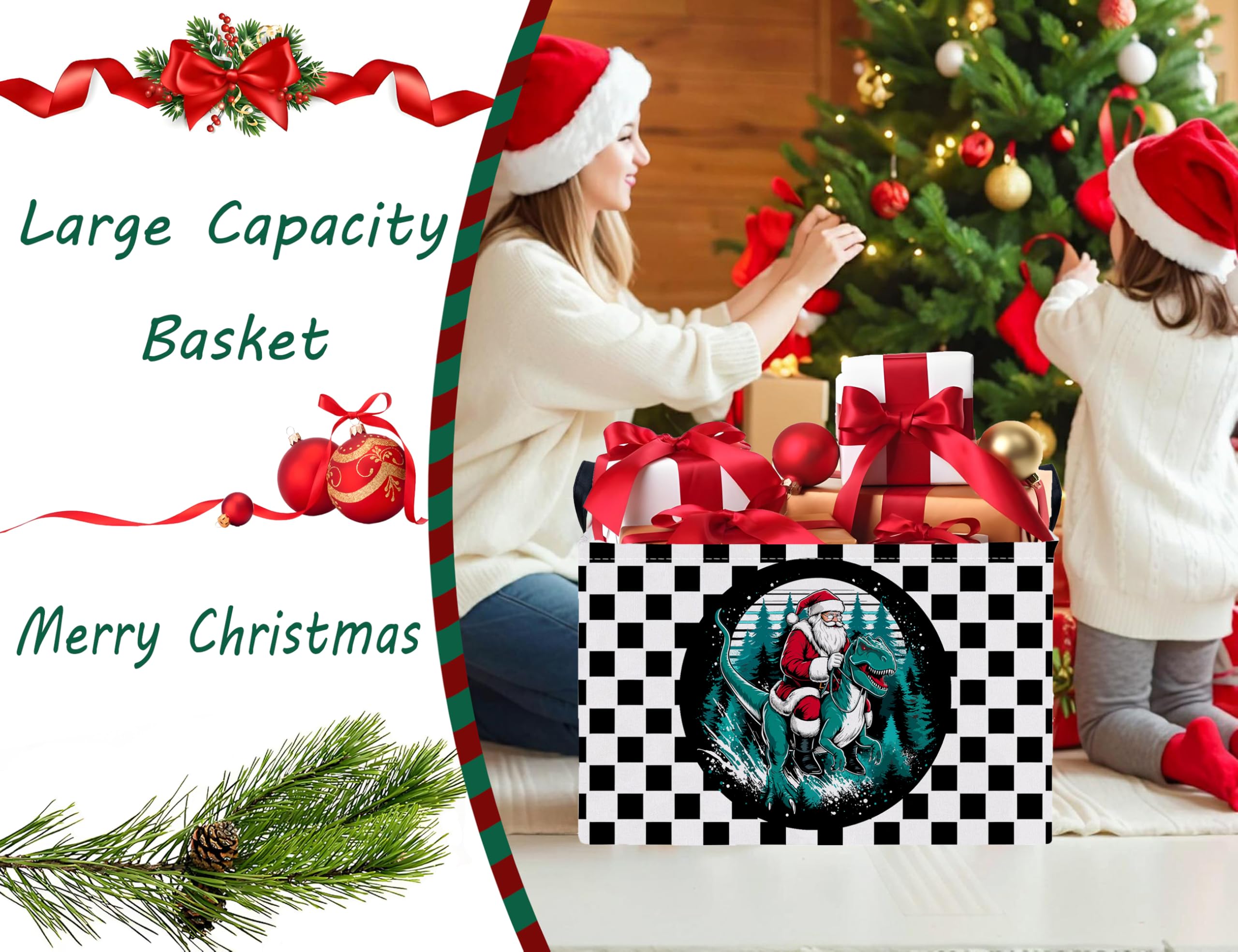 BOOHIT 14.9x10x9 inch basket fits toys and books.