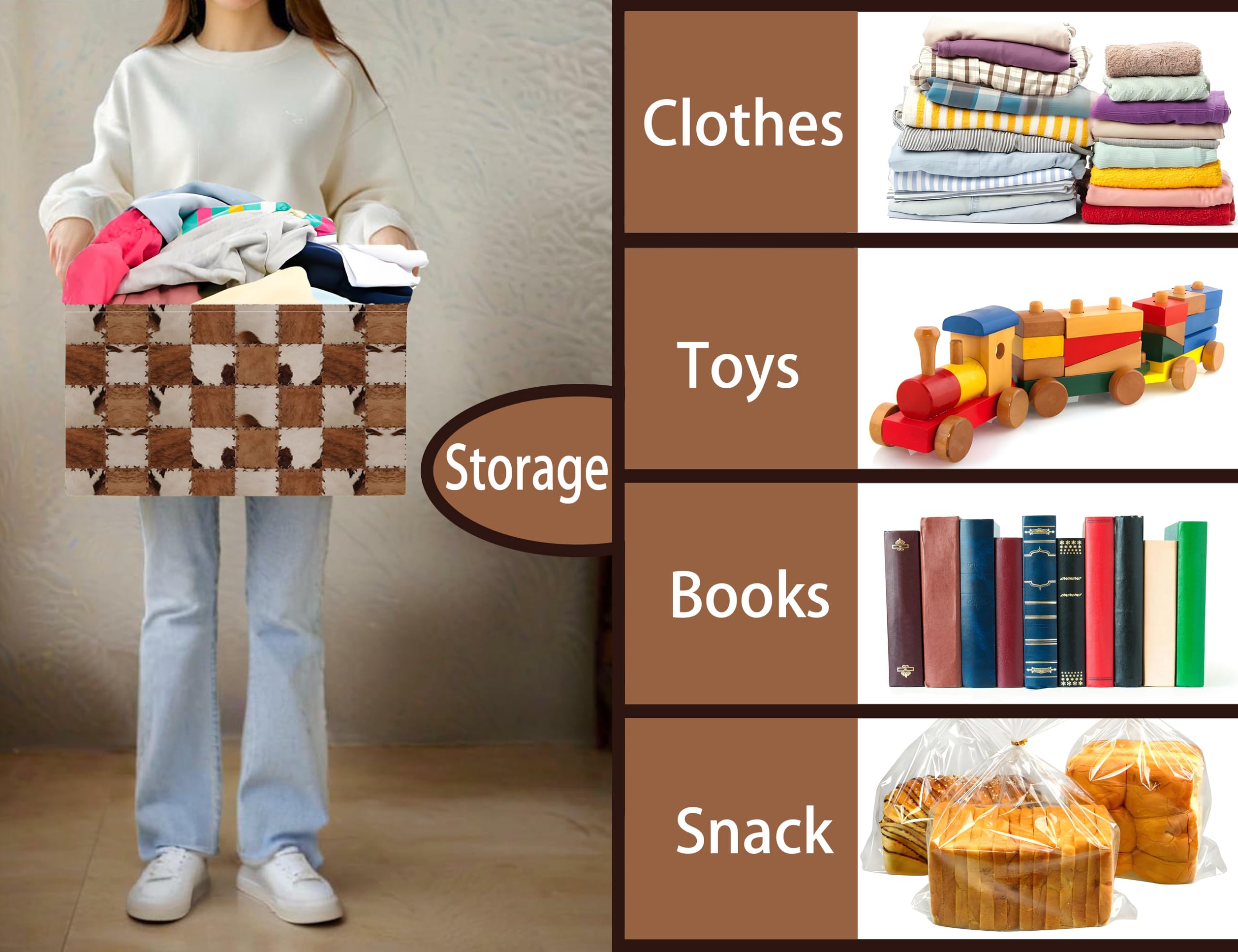 BOOHIT storage bin in a closet keeps toys organized