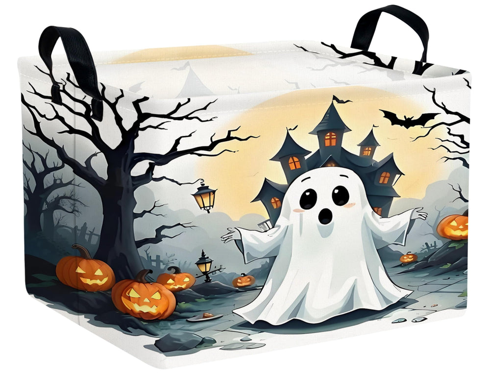 BOOHIT Boo Basket open view—spooky candy storage for Halloween treats