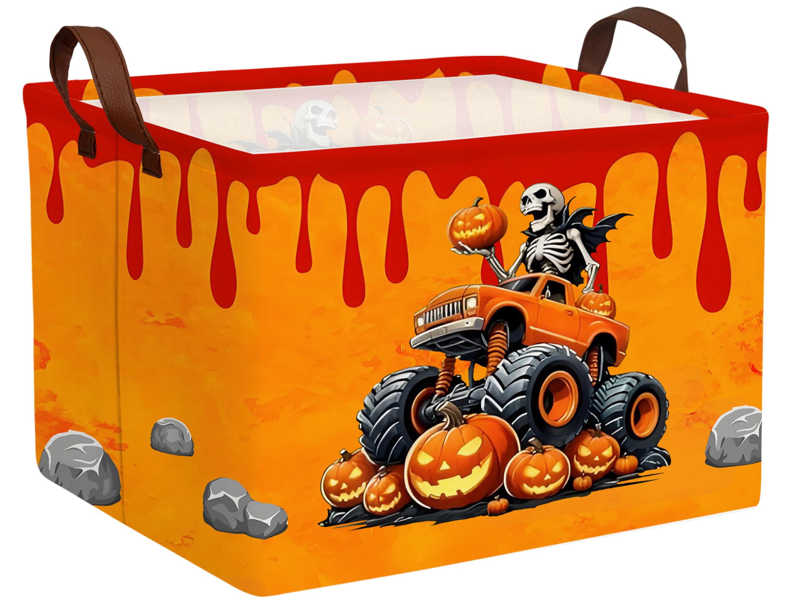 BOOHIT candy gift basket open top ideal for Halloween treats and gift presentation