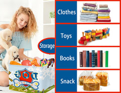 BOOHIT dog toy basket waterproof liner protects contents during daily loads