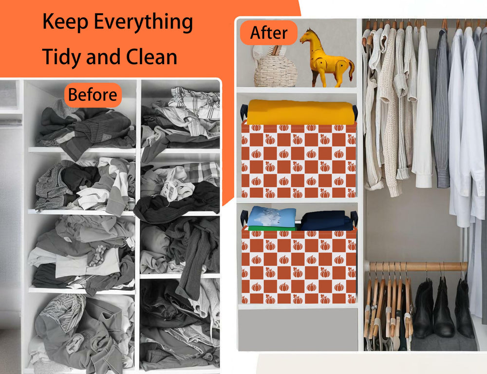 BOOHIT fold-flat-storage-bin saves space when not in use.