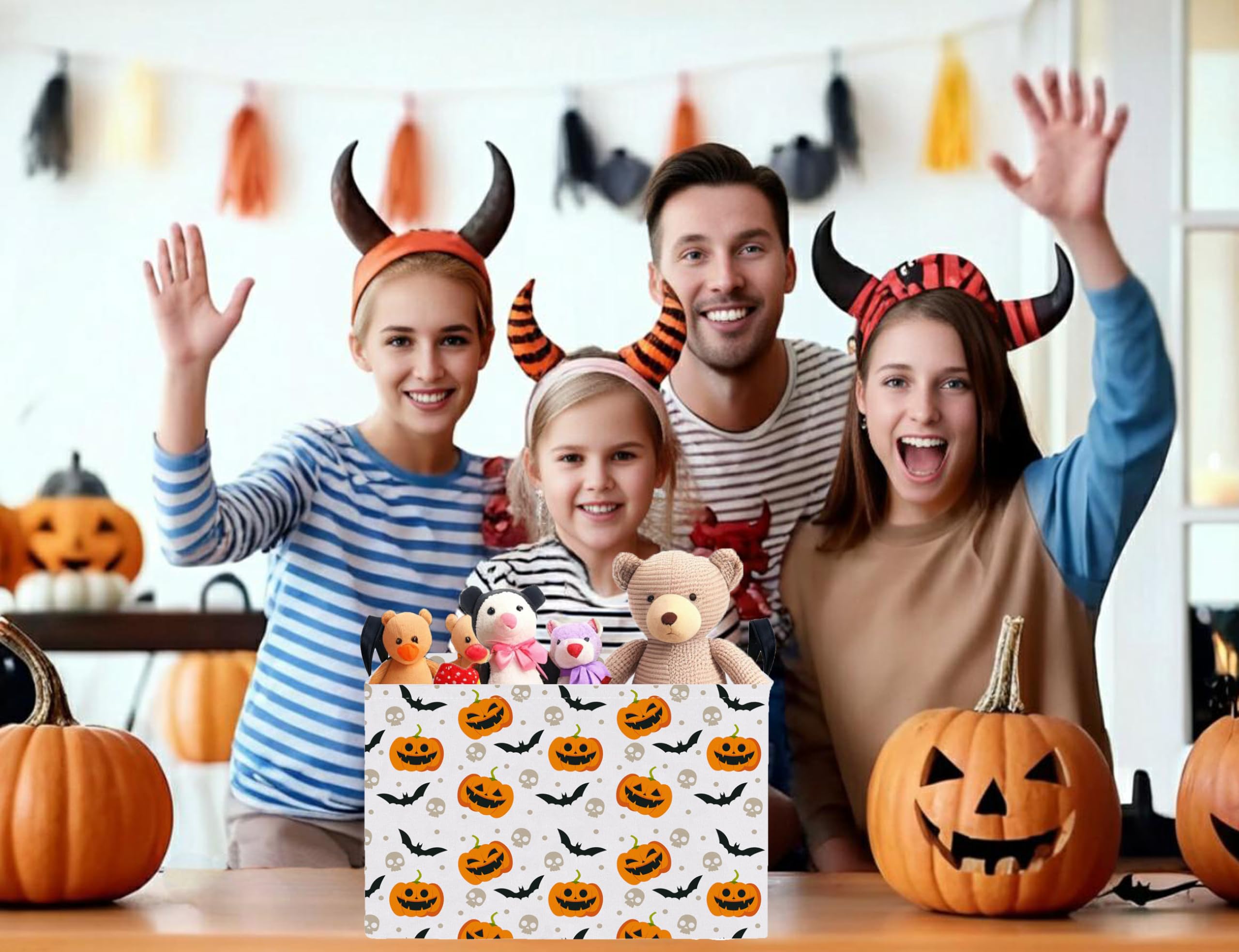 BOOHIT Halloween Boo Basket candy-haul display captures festive, kid-friendly Halloween vibes.