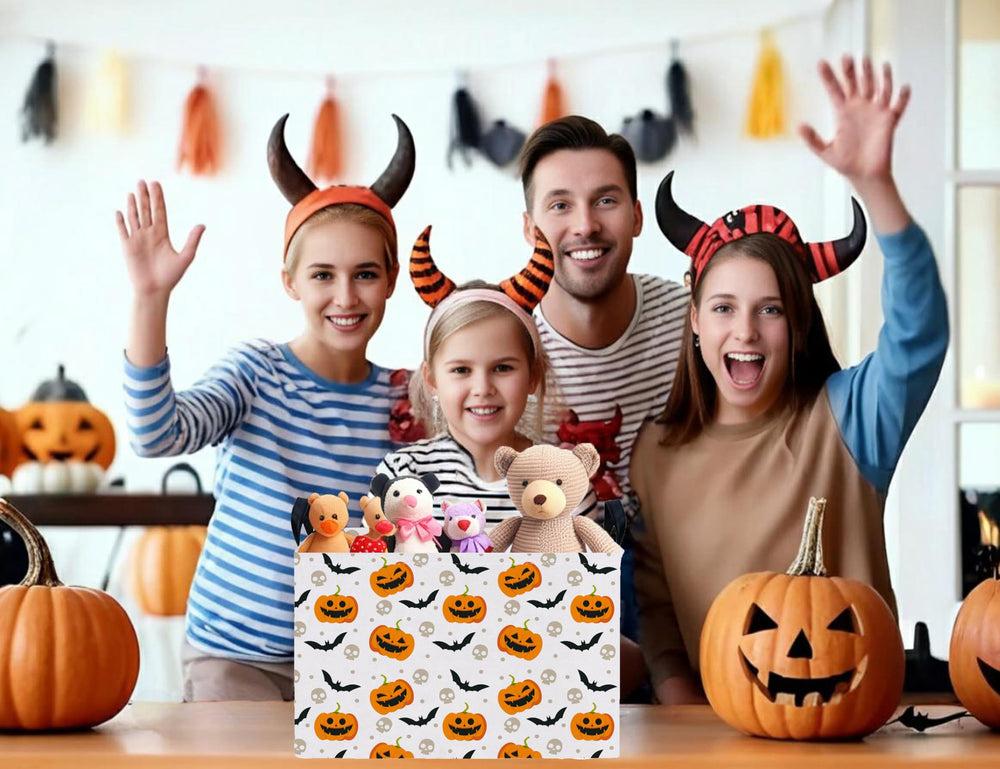 BOOHIT Halloween Boo Basket candy-haul display captures festive, kid-friendly Halloween vibes.