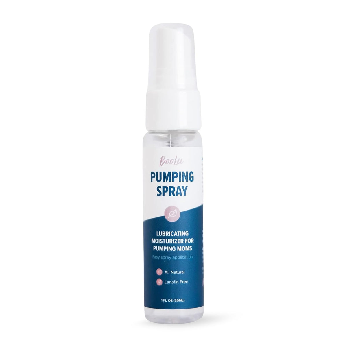 BooLu breast pump flange spray application helps reduce friction for smoother pumping sessions.