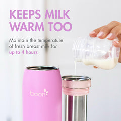 Boon Frosh 3-piece adapter supports 10, 14, or 24-ounce portions.