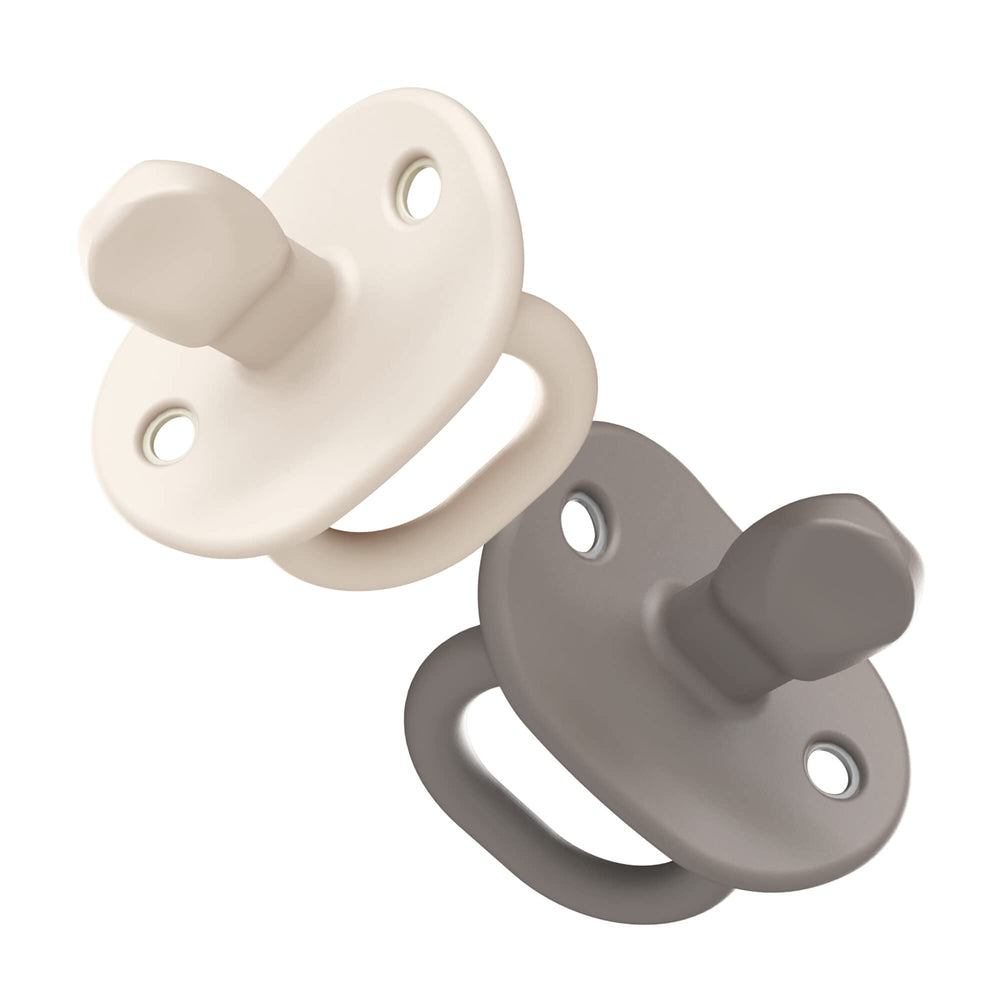 Boon Jewl silicone orthodontic pacifier with gem nipple for self-soothing comfort.