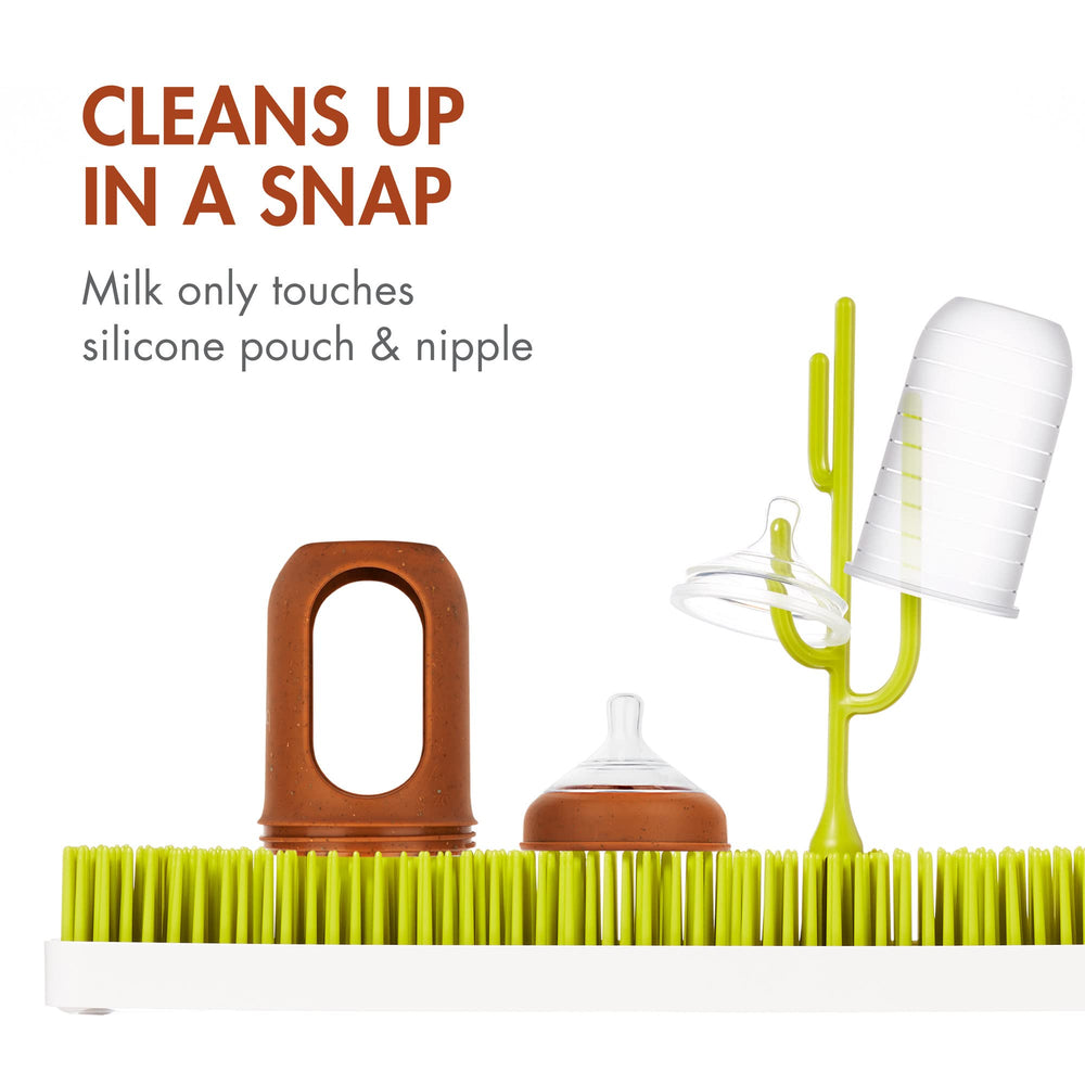 Boon Nursh dishwasher-safe design simplifies cleanup after meals.