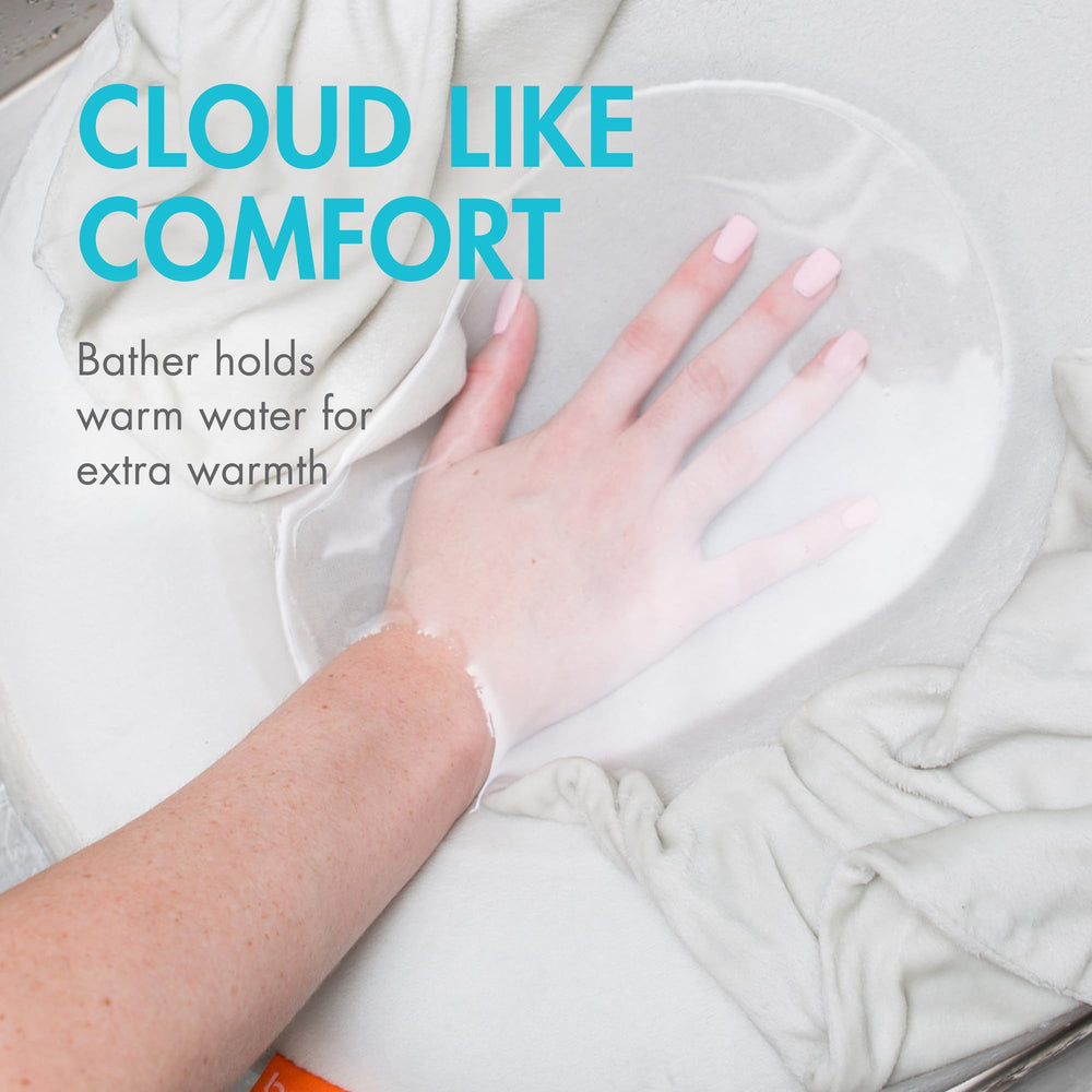 Boon Puff+ easy-clean features simplify post-bath maintenance.