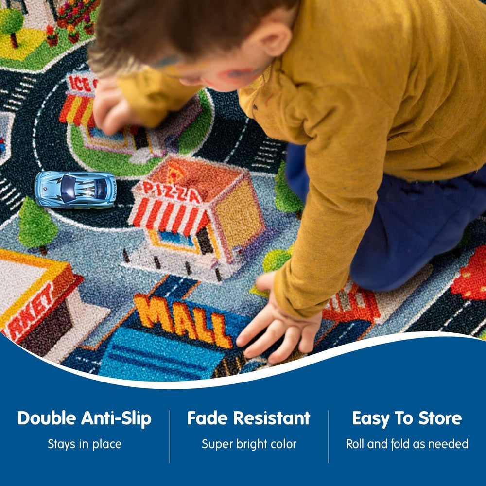 Booooom Jackson educational city buildings image encourages location recognition during play.