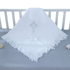 Booulfi baby blanket waffle pattern texture for cozy warmth