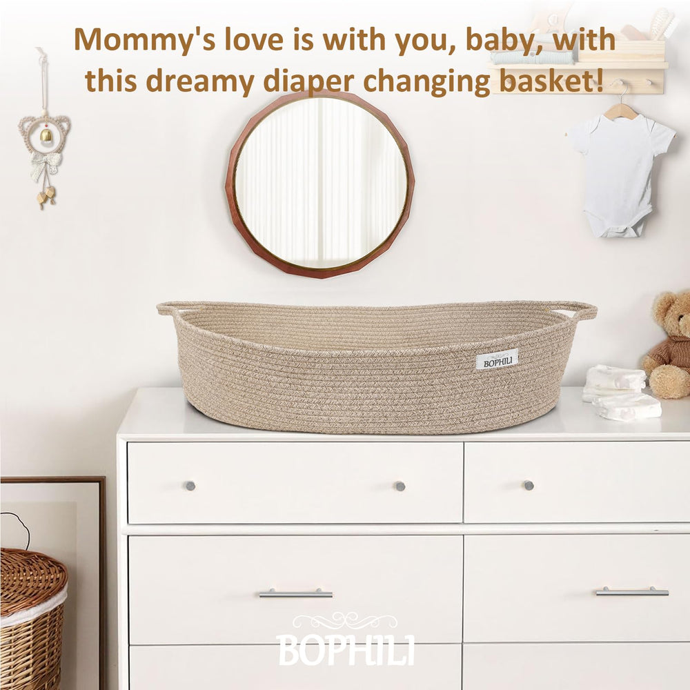 BOPHILI foldable basket with handles for on the go use