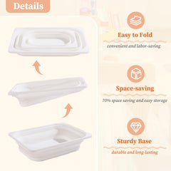 bopoobo folding basin in-use during beads and mud play with cleanup ease