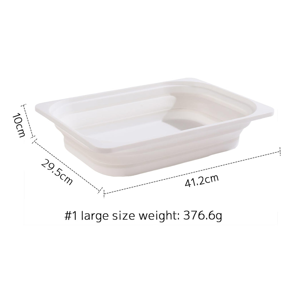 bopoobo folding basin open for water and sand play on sensory table