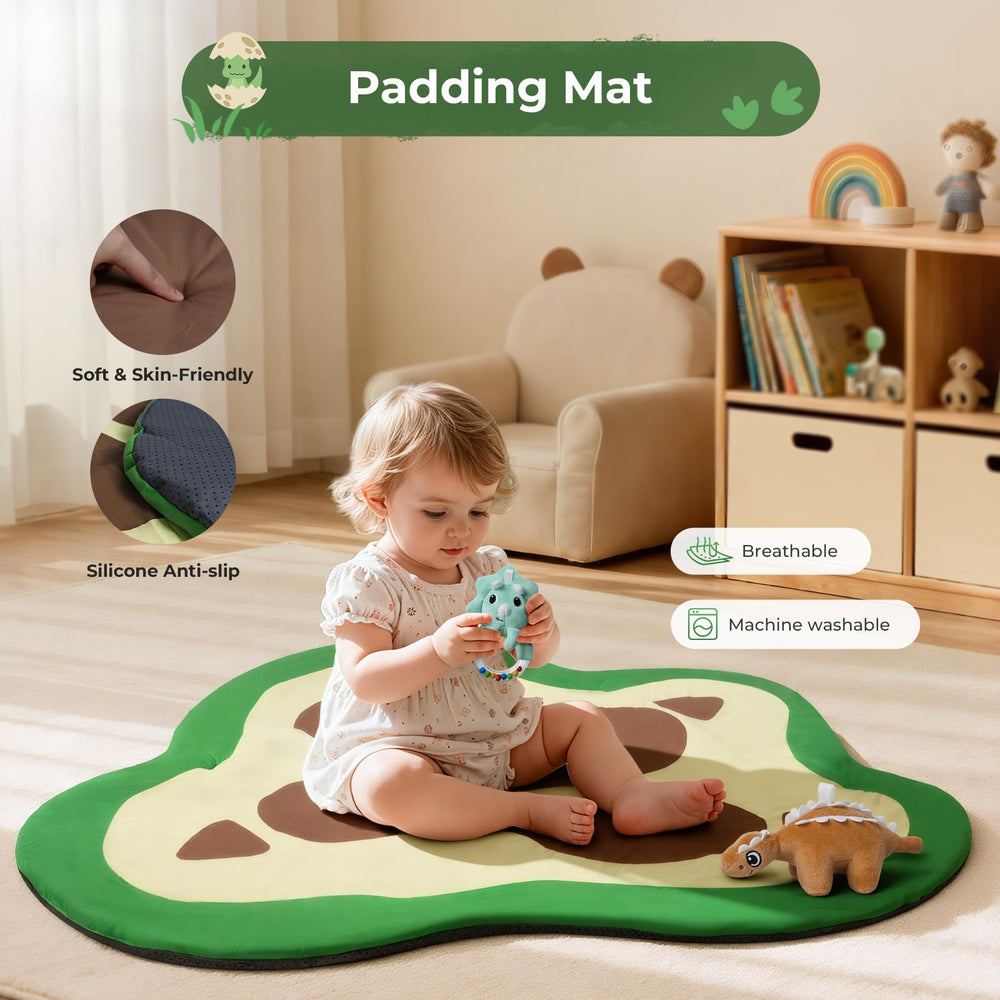 bopopo Baby Gym Play Mat machine washable for easy cleaning