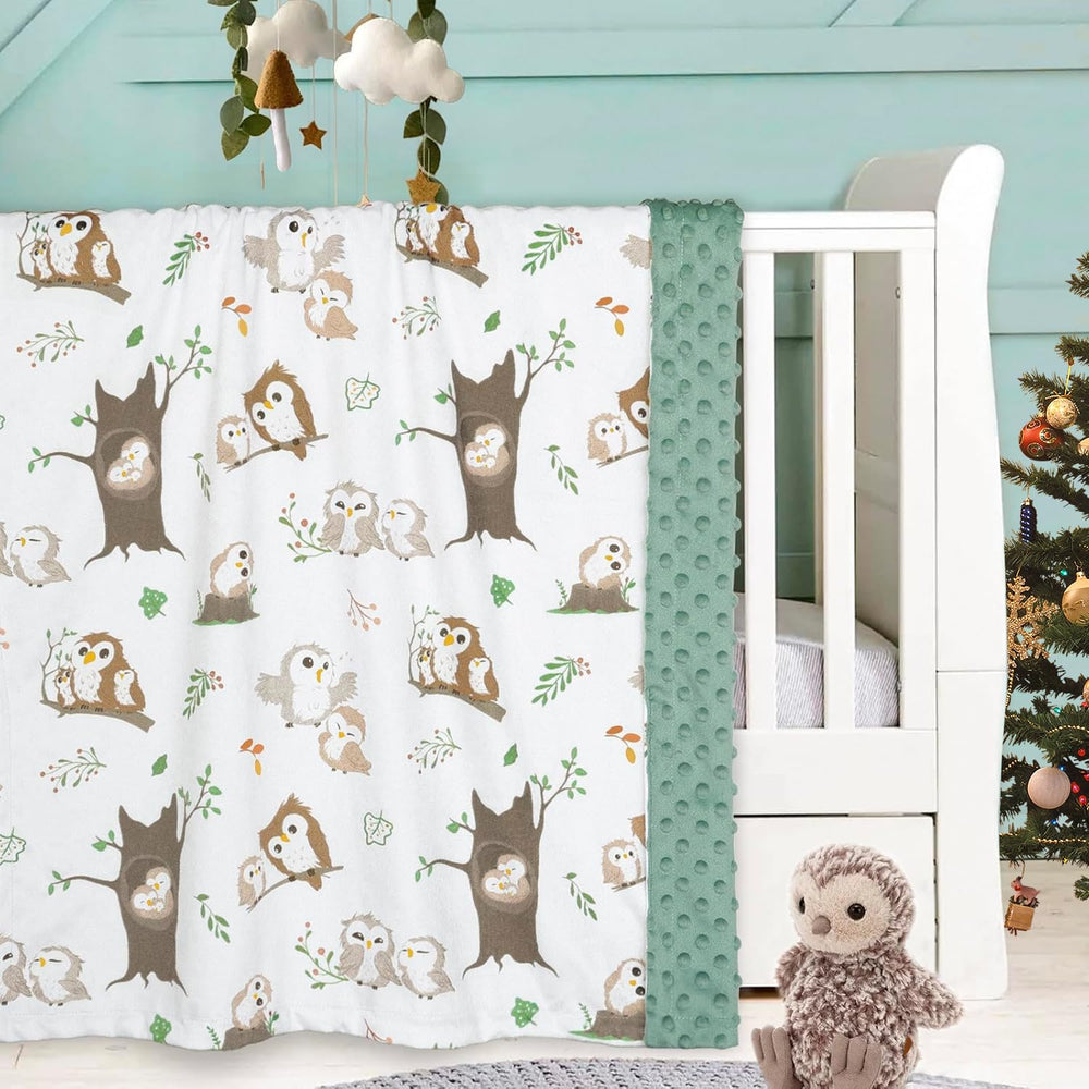 BOPRIO baby blanket room decor with soft breathable fabric.