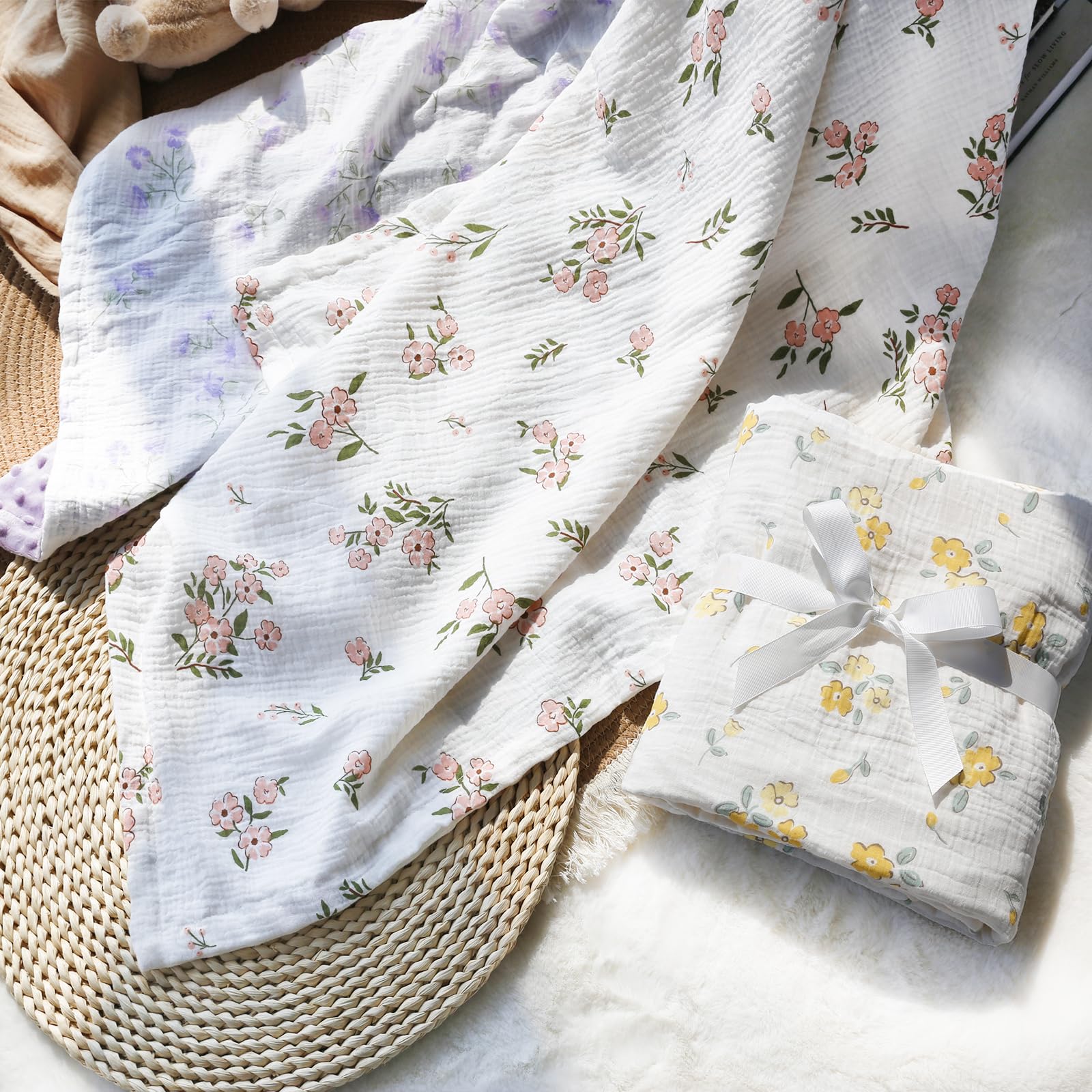 BOPRIO baby blanket 30x40 inches for cozy naps