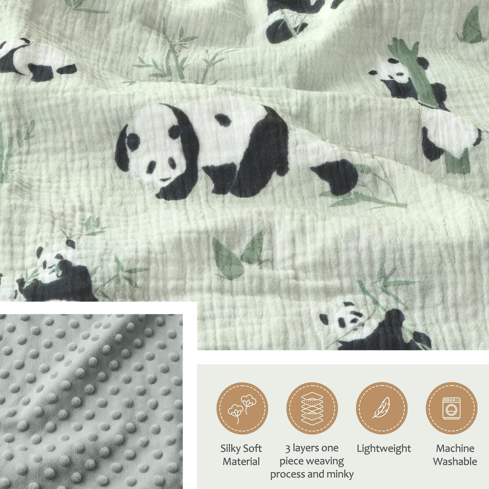 BOPRIO blanket ready for machine wash, easy care for busy families