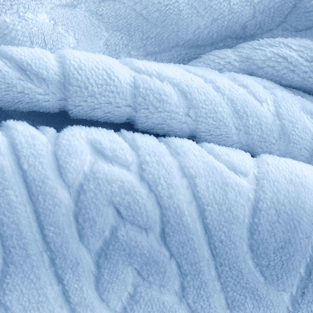 BORITAR 3D fleece baby blanket enhances nursery decor with plush comfort