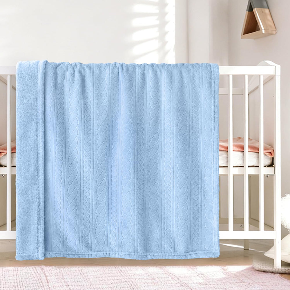 BORITAR blanket showcases ultra-soft texture for gentle baby comfort