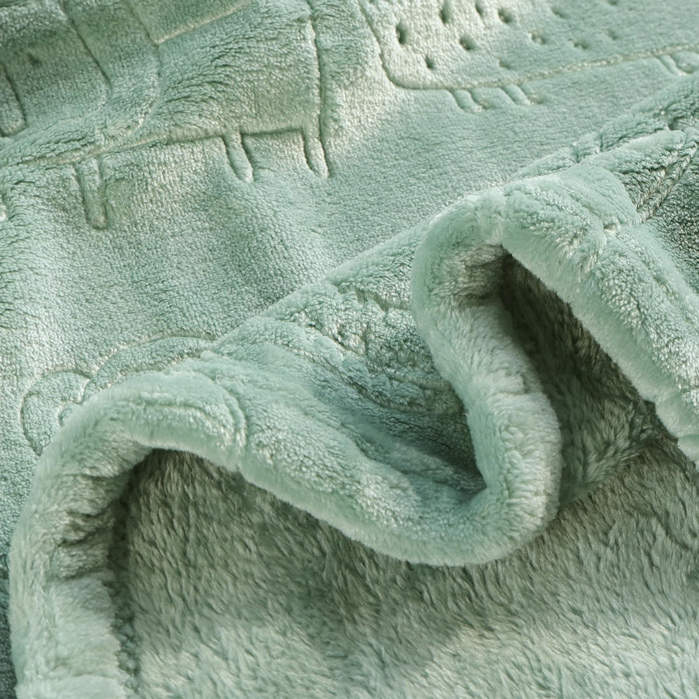 BORITAR 30x40 blanket shown in crib for cozy nap time.