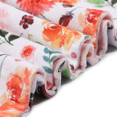 Baby wrapped in BORITAR blanket in crib for cozy sleep-time comfort.