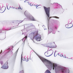 BORITAR baby blanket features dotted backing for sensory exploration