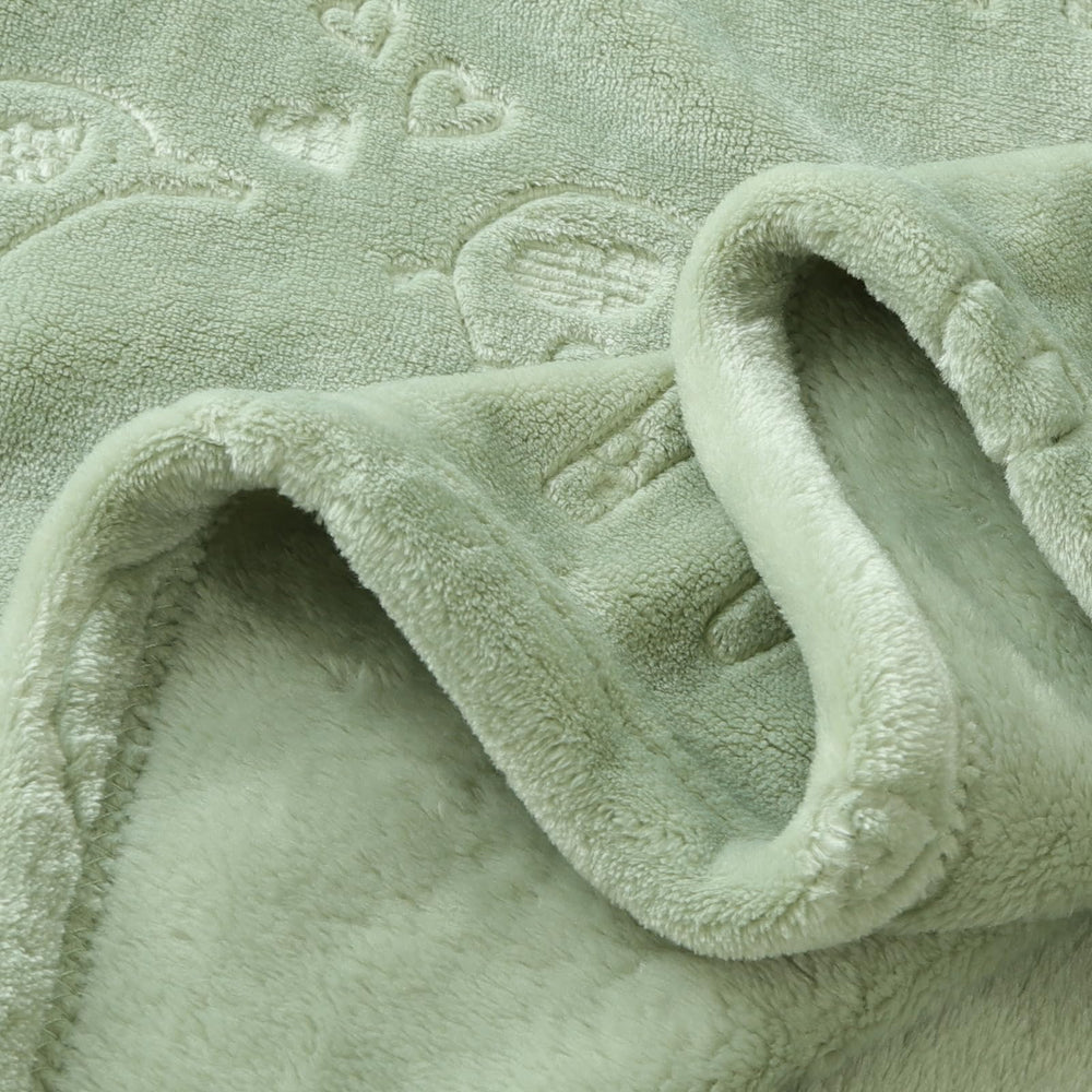 BORITAR soft flannel fabric blanket gentle on baby skin