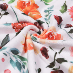 BORITAR floral multicolor print brightens nursery decor and photos.