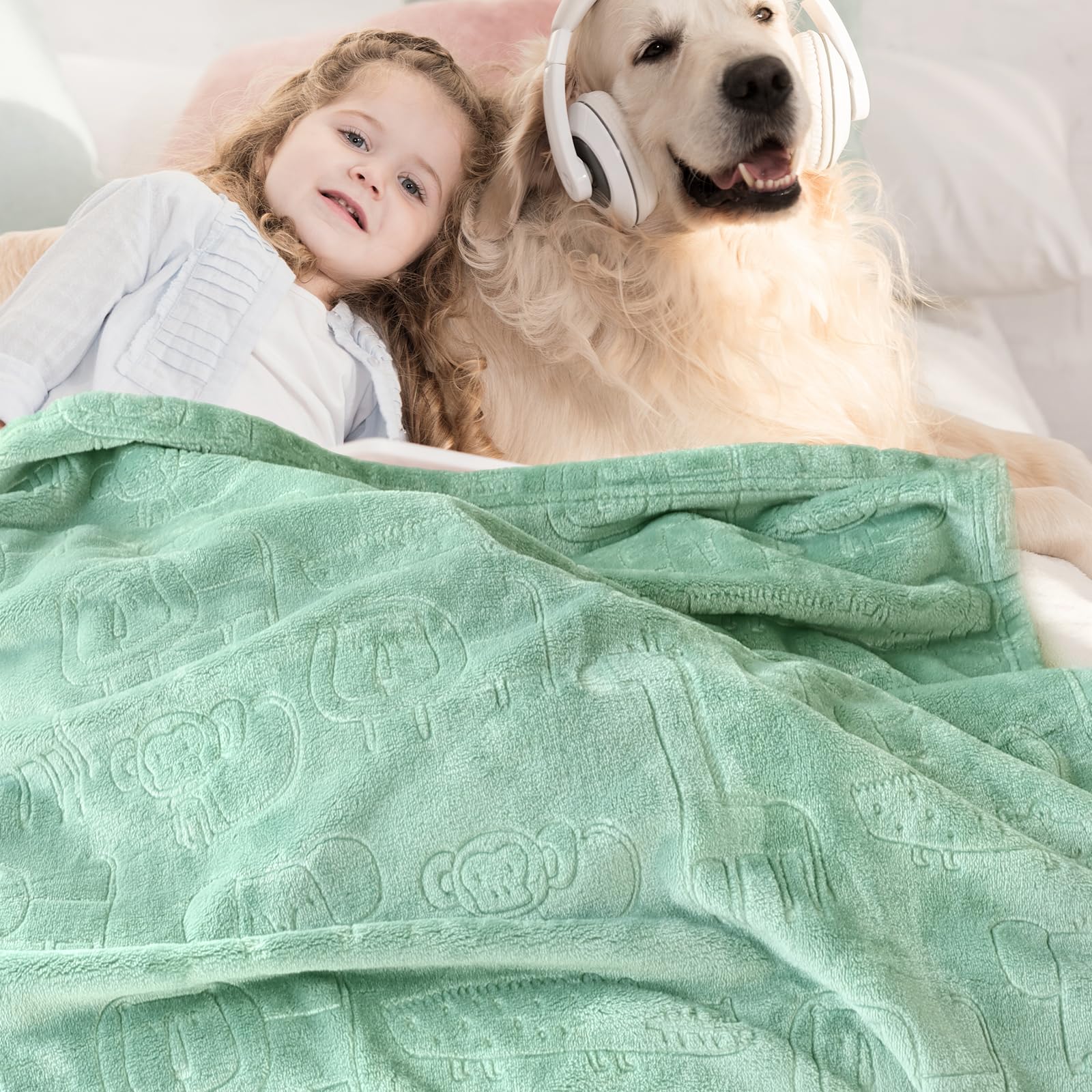 BORITAR foldable blanket neatly packed for travel or storage.