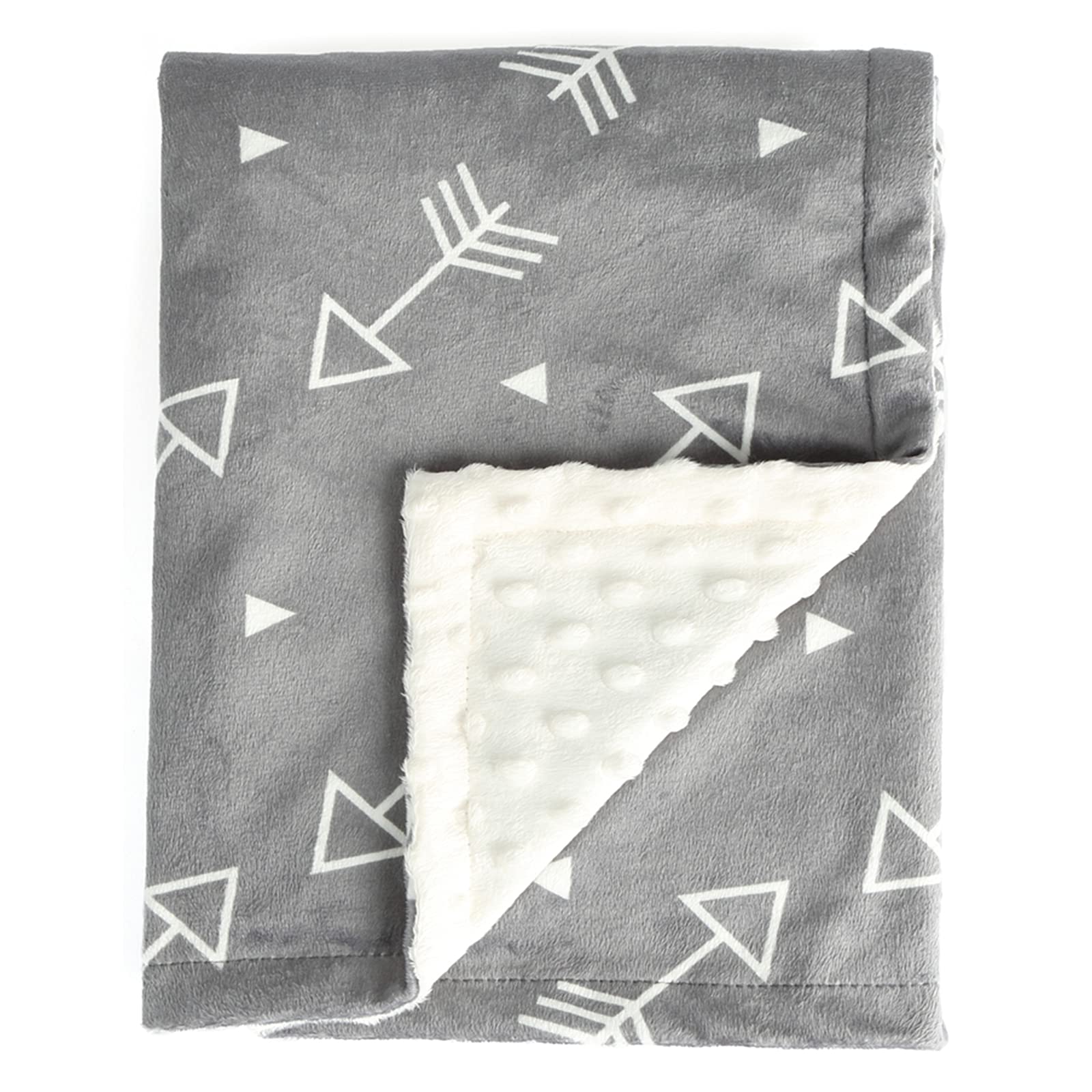 BORITAR baby blanket with soft minky fabric for cozy baby moments.