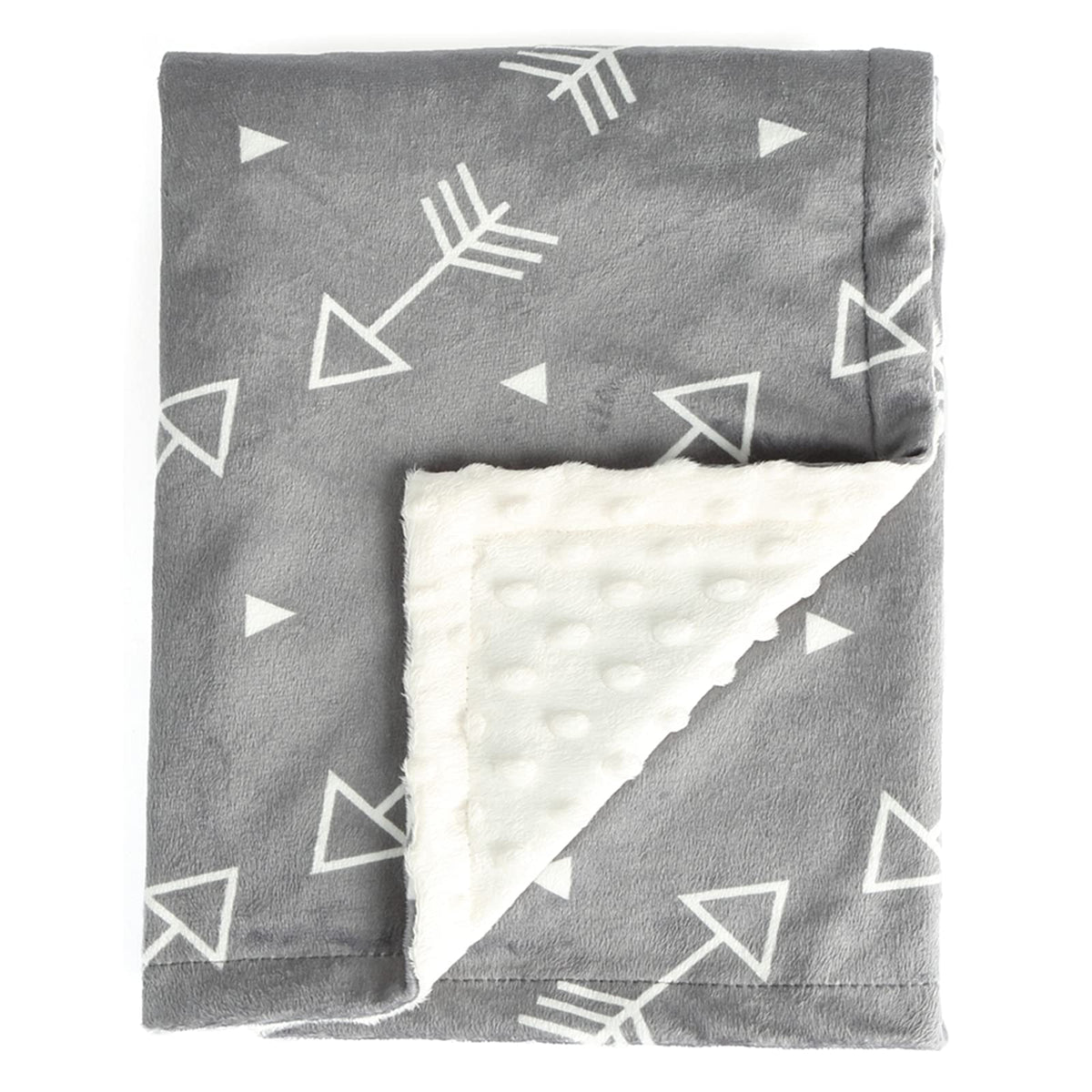 BORITAR baby blanket with soft minky fabric for cozy baby moments.