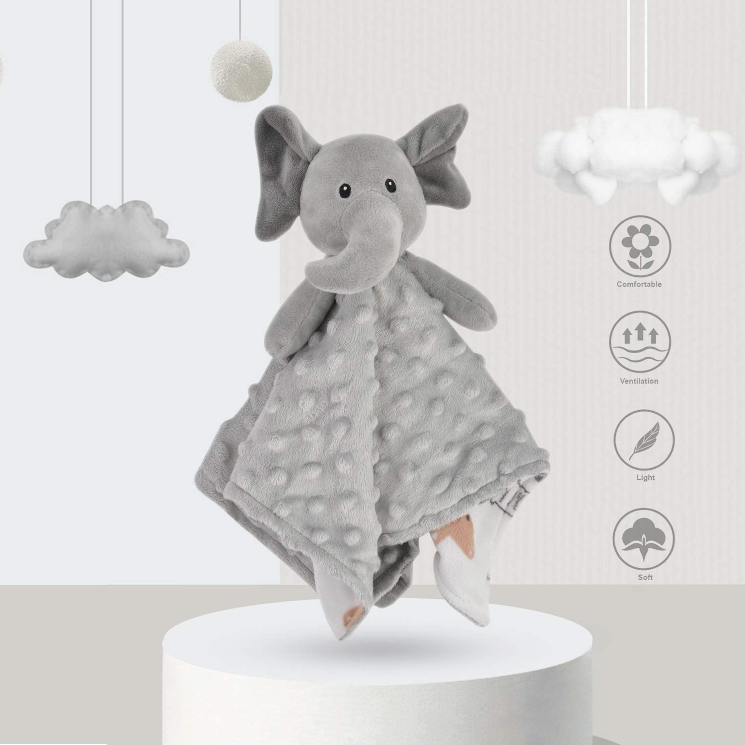 BORITAR Elephant cozy bedtime scene conveys comfort and security for peaceful nights.