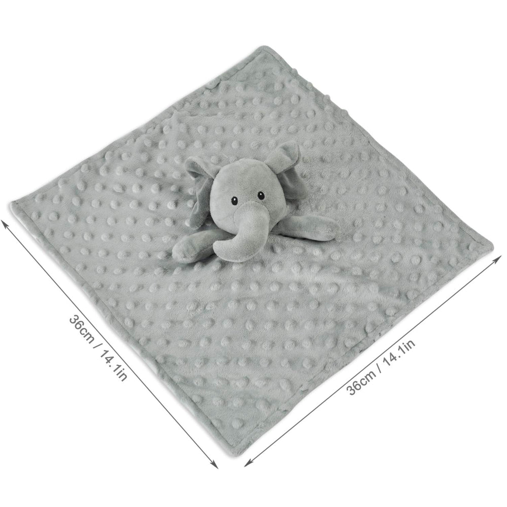 BORITAR Elephant Plush gray closeup highlights soothing companionship.