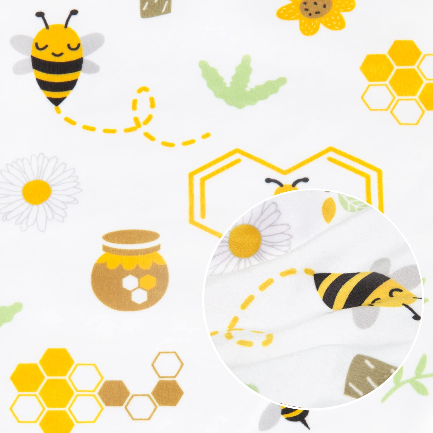 BORITAR bee-stuffed-animal lovey supports calming hugs for quick bedtime drift.