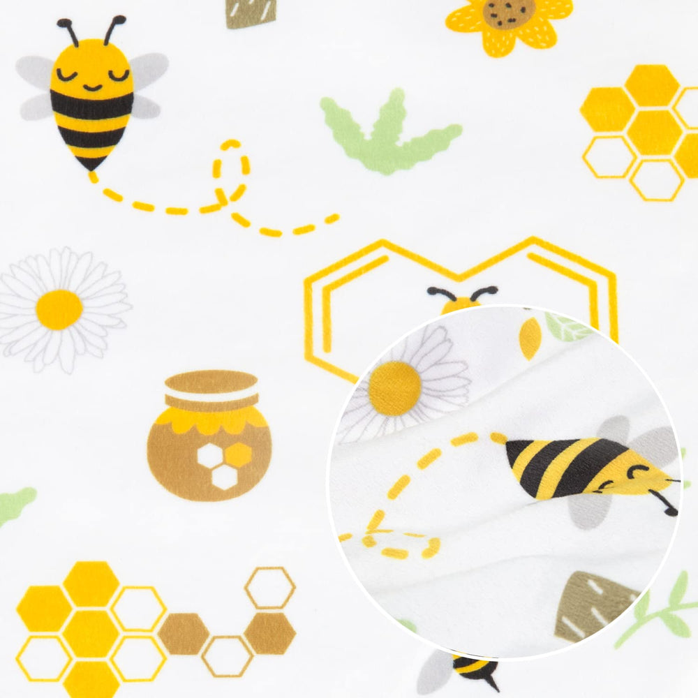BORITAR bee-stuffed-animal lovey supports calming hugs for quick bedtime drift.