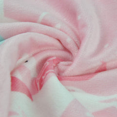 BORITAR Unicorn Baby Blanket in crib demonstrates ideal size for naps and cozy lounging.