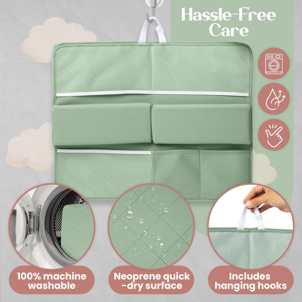 Bornealand dual-layer memory foam core for soft comfort and lasting shape.