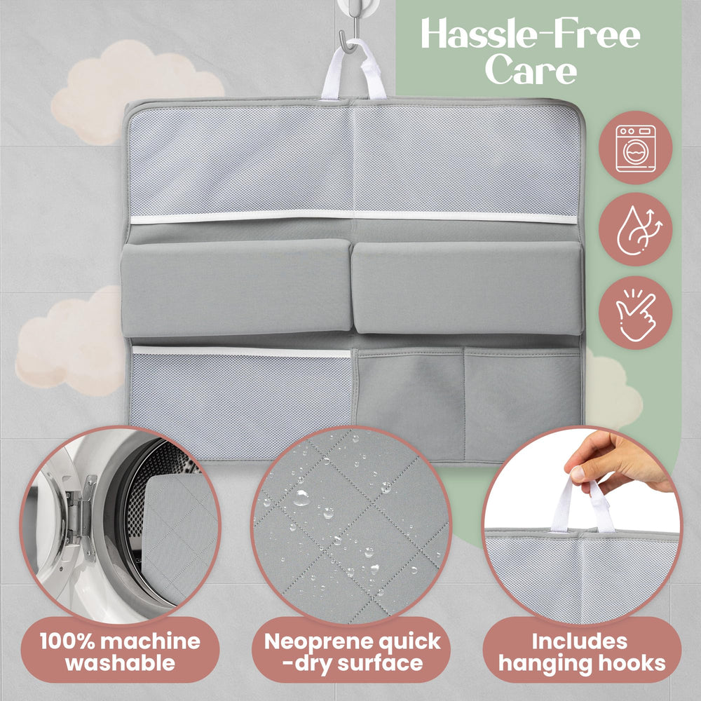 Bornealand non-slip suction cups keep the kneeler securely in place.