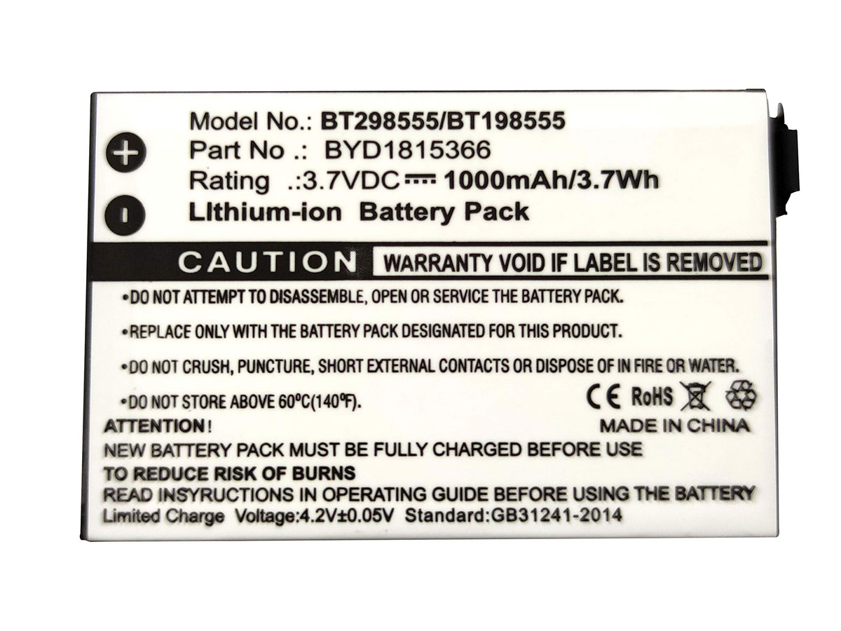 BORNMIO replacement battery VM321 battery-pack provides reliable power for continuous baby monitoring