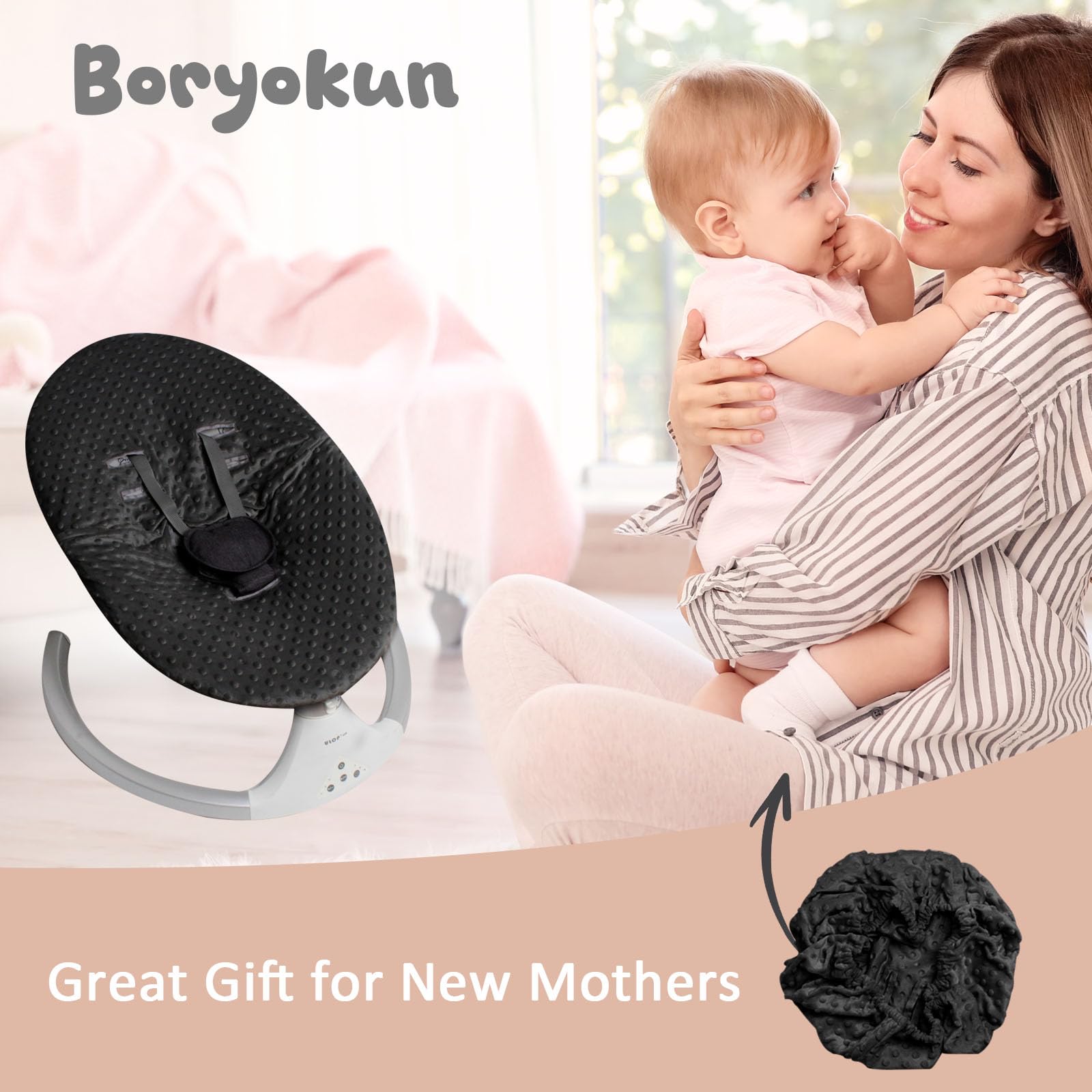 Boryokun easy-clean-removable-cover shows quick wash and reusability for families.