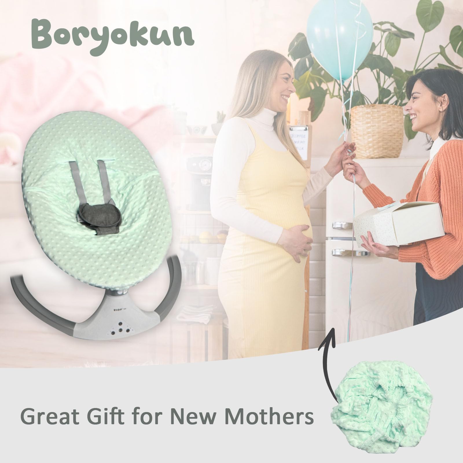 Boryokun stay-clean car seat cover liner helps keep surfaces cleaner.