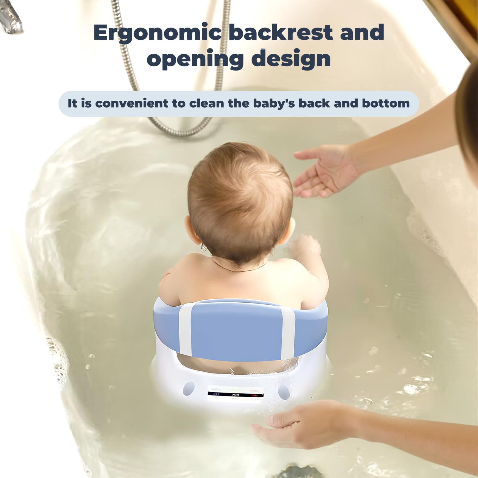 BORRAV ergonomic backrest close-up emphasizes wrap-around arms and stable posture.