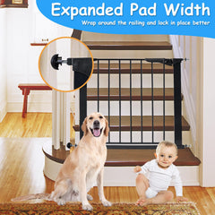 Borthmiu banister adapter soft rubber back protects rail surfaces